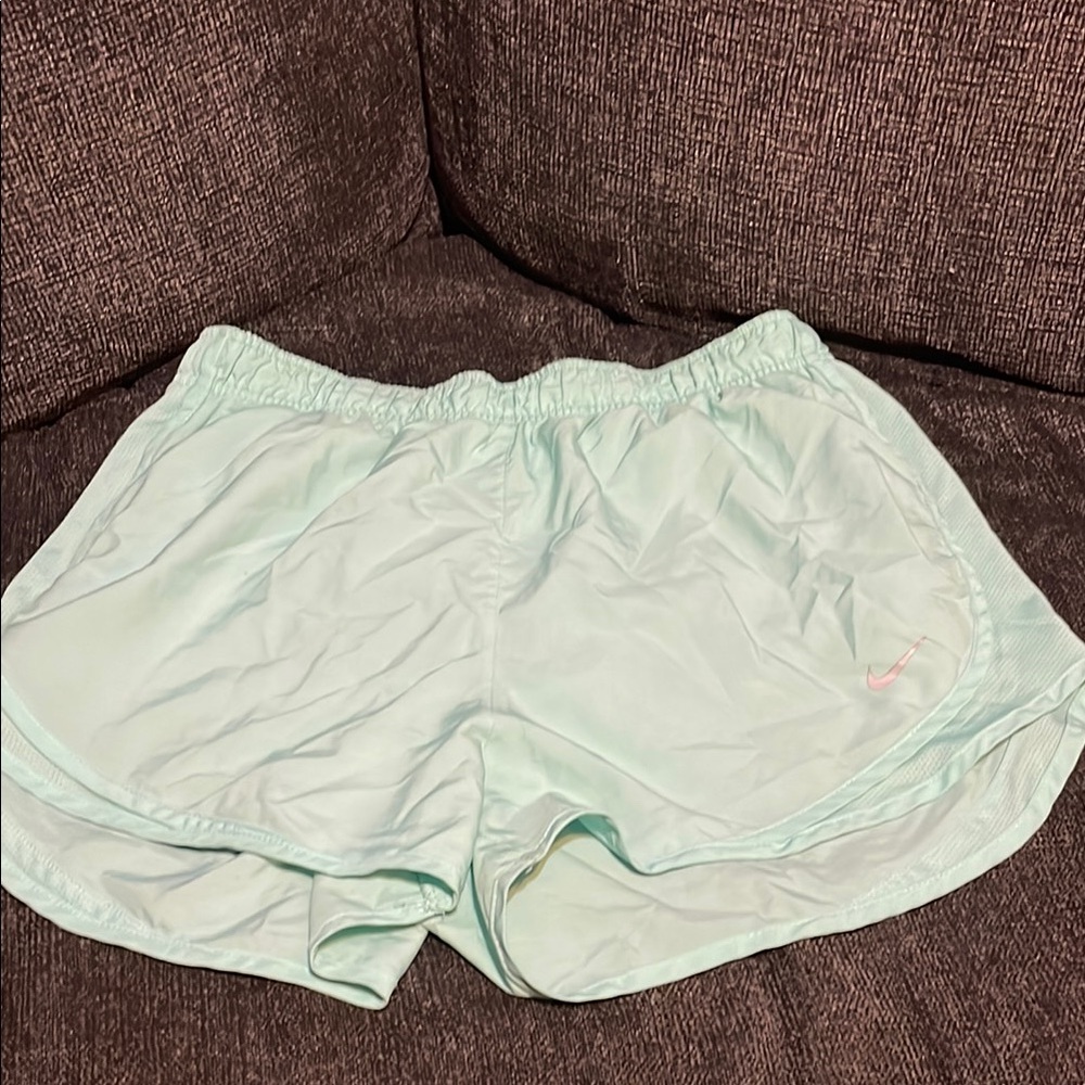 Nike Women's Athletic Shorts - Light Blue